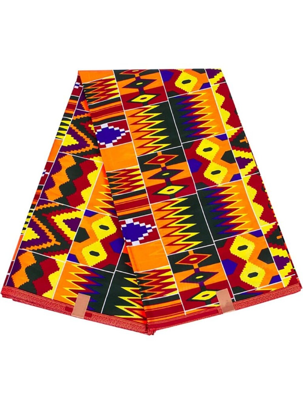 Vibrant 6 Yards African Wax Print Fabric - 100% Cotton Ankara for Dresses